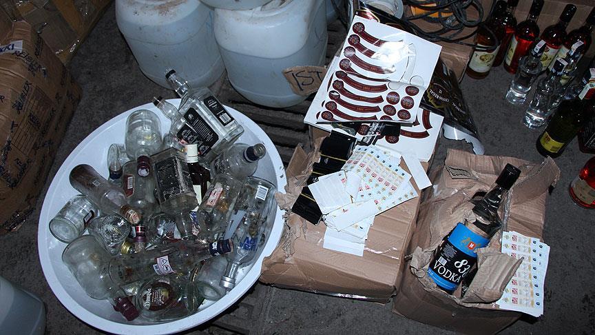 İstanbul’da rekor sayıda sahte içki ele geçirildi