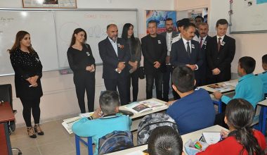 Şehit pilot Yasin Boy’un adı okulda yaşıyor.