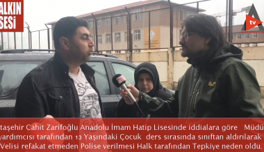 Cahit Zarifoğlu Anadolu İmam Hatip Lİsesinde Skandal Olay…