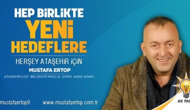 Ataşehir Belediye Meclis üyesi Aday Adayı” Hizmet Hayatımızın Sadakası” olsun …