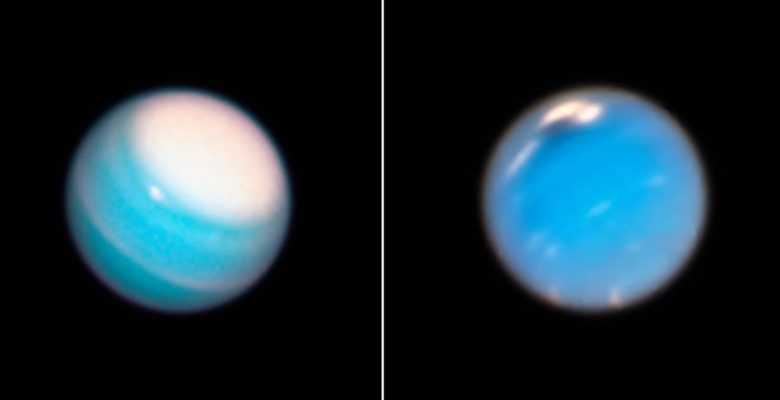 Neptün ve Uranüs’teki dev fırtınalar görüntülendi.
