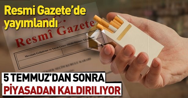 Sigara paketine yeni düzenleme Resmi Gazete’de yayımlandı!.