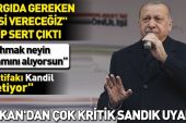 Son dakika: Başkan Erdoğan’dan Ankara Elmadağ’da önemli açıklamalar.