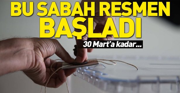 Yerel seçim yasakları başladı! Yerel seçim yasakları neler?.