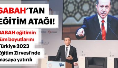 SABAH’tan eğitim atağı.