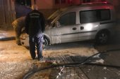 Park halindeki otomobil kundaklandı!