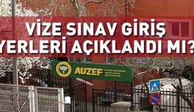 İstanbul Üniversitesi AUZEF sınav giriş belgesi yayınlandı mı? 2019 İÜ AUZEF vize sınavı ne zaman?.