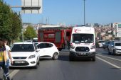 Ataşehir’de zincirleme trafik kazası..