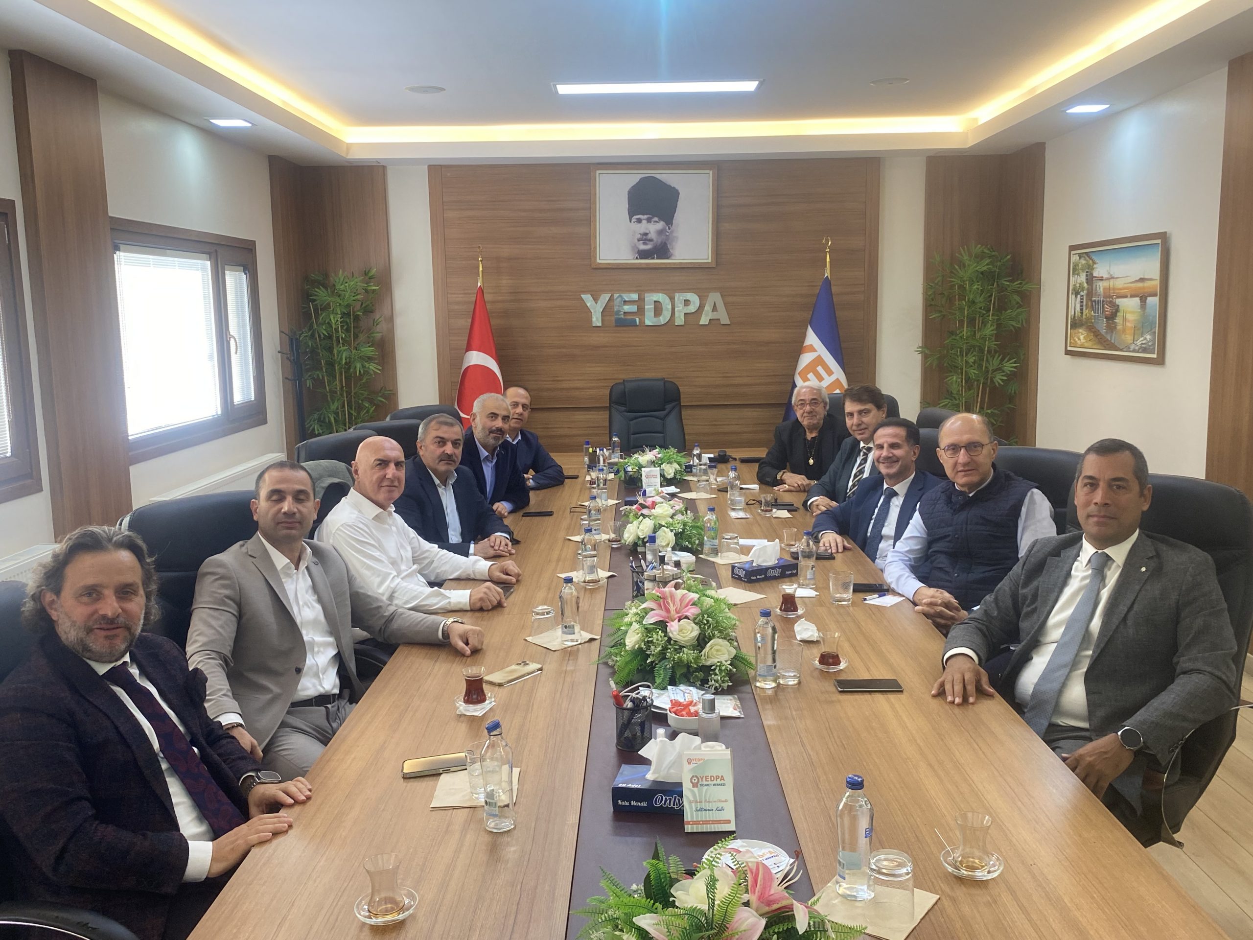 Yedpa Yönetim Kurulu Başkanı Salih Sami Atılgan ve Bölge Temsilcileriyle