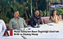 Murat Güneş’ten Basın Özgürlüğü Günü’ndeBirlik ve Diyalog Mesajı. Murat Güneş’ten Basın Özgürlüğü Günü’ndeBirlik ve Diyalog Mesajı.