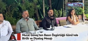 Murat Güneş’ten Basın Özgürlüğü Günü’ndeBirlik ve Diyalog  Mesajı.