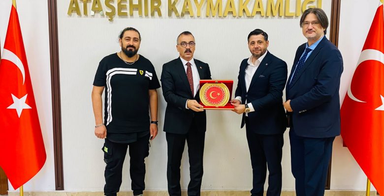 Bağımsız Medya ve Gazeteciler Derneği’nden Ataşehir Kaymakamı Eren Arslan’a Ziyaret