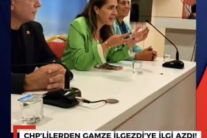 CHP’LİLERDEN GAMZE İLGEZDİ’YE İLGİ AZDI!